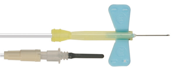 BD Vacutainer Safety-Lok Blutentnahme-Set + Luer Adapter 23G hellblau (1 Pkg.=50 Stk.)
