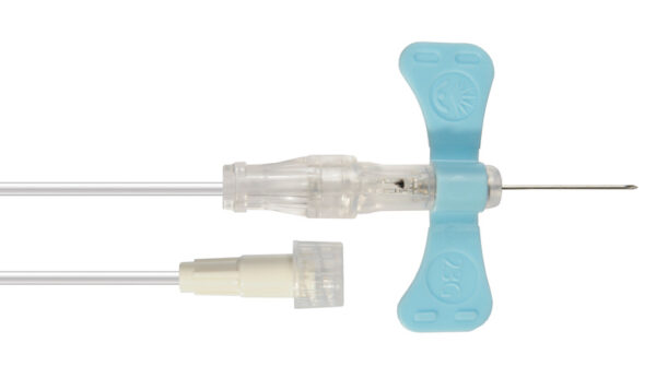 BD Vacutainer Push Button Blutentnahmeset 23G hellblau (1 Pkg.=50 Stk.)